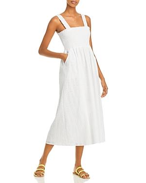 Aqua Eyelet Smocked Midi Dress - 100% Exclusive