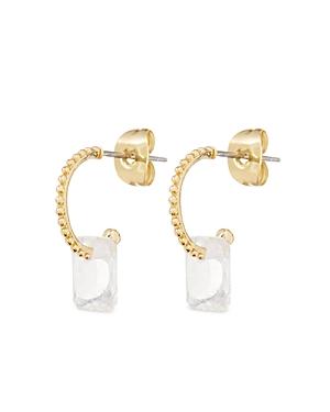 Luv Aj Crystalline Mini Huggie Hoop Earrings