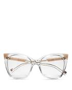 Pared Eyewear Women's Cat & Mouse Cookies Cat Eye Glasses, 51mm