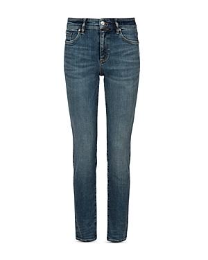 Allsaints Miller Sizeme Skinny Jeans In Hunter Blue