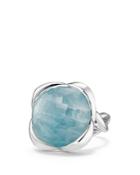 David Yurman Continuance Ring With Milky Aquamarine