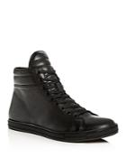 Kenneth Cole Men's Brand Leather High Top Sneakers