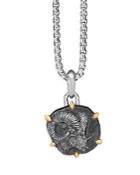 David Yurman Sterling Silver & 18k Yellow Gold Zodiac Amulet Enhancer