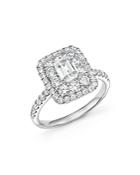 Bloomingdale's Emerald-cut Diamond Engagement Ring In 14k White Gold, 2.0 Ct. T.w- 100% Exclusive