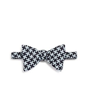 Turnbull & Asser Houndstooth Self-tie Bow Tie