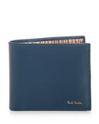 Paul Smith Multistripe-lined Leather Bi-fold Wallet