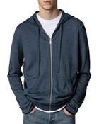 Zadig & Voltaire Clash We Skull Camou Merino Wool Full Zip Hooded Sweater