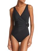 Gottex Surplice One Piece Swimsuit