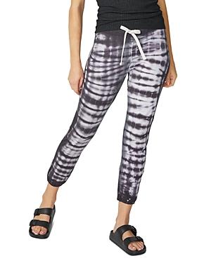 Monrow Tie Dye Cropped Joggers