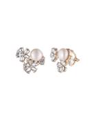 Carolee Cultured Freshwater Pearl Cluster Clip Earrings