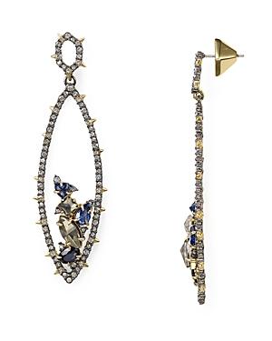 Alexis Bittar Jeweled Oval Drop Earrings