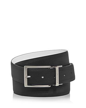 Boss Hugo Boss Men's Ollie Stripe Embossed Reversible Belt