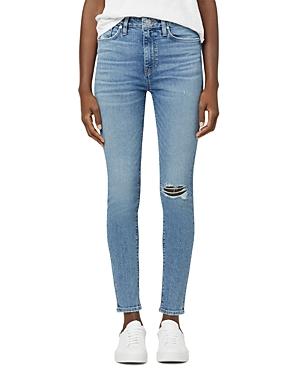 Hudson Barbara High Rise Ankle Super Skinny Jeans In Magic Moon