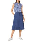 Hobbs London Freida Denim Midi Skirt