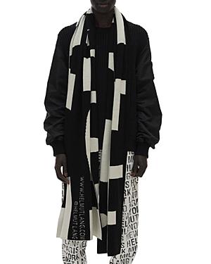 Helmut Lang Logo Scarf