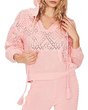 Loveshackfancy Tomaso Knit Cotton Hoodie