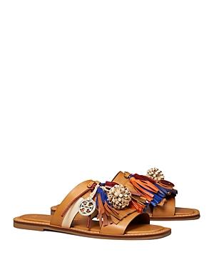 Tory Burch Women's Miller Tassel Slide Sandals