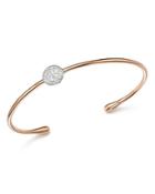 Pomellato Sabbia Cuff Bracelet With Diamonds In 18k Rose Gold