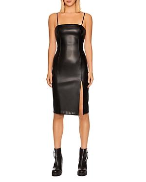 Susana Monaco Faux Leather Dress