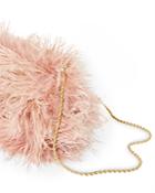 Loeffler Randall Zahara Mini Feather Clutch