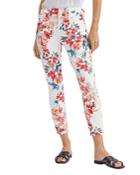 Jen7 By 7 For All Mankind Skinny Ankle Jeans In Peony Bloom