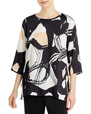 Caroline Rose Printed Party Top