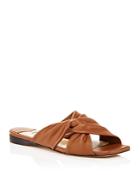 Jimmy Choo Women's Narisa Square Toe Flat Sandals