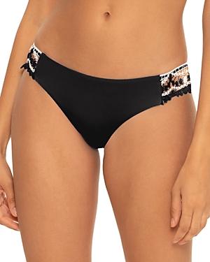 Becca By Rebecca Virtue Delilah Crochet Side Swim Bottoms