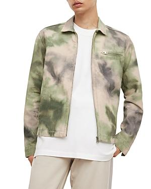 Allsaints Garf Tie Dyed Canvas Zip Jacket