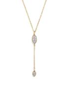 Bloomingdale's Diamond Y Necklace In 14k Yellow Gold, .40 Ct. T.w. - 100% Exclusive