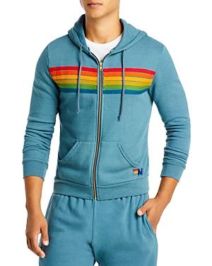 Aviator Nation Six Stripe Full Zip Hoodie