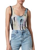 Allsaints Nino Tie Dyed Bodysuit