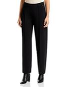 T Tahari Pleated Pull On Wide Leg Pants