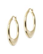 Bloomingdale's Made In Italy 14k Yellow Gold Oval Hoop Earrings