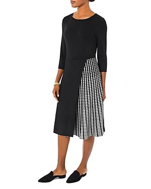 Misook Printed Midi Dress