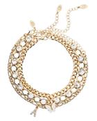 Aqua Chain & Charm Anklets, Pack Of 3 - 100% Exclusive