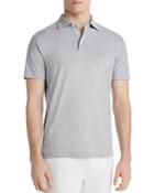 Dylan Gray Striped Classic Fit Polo Shirt - 100% Exclusive