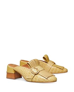 Tory Burch Women's Multi Logo Kiltie Mule Pumps