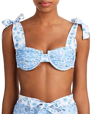 Capitanna Lina Printed Underwire Bikini Top