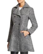 Laundry By Shelli Segal Fit And Flare Double-breasted Coat