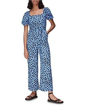 Whistles Brushed Dalmatian Print Jumpsuit