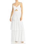Aqua Cutout Tiered Gown - 100% Exclusive