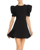 Likely Alia Puff-sleeve A-line Mini Dress