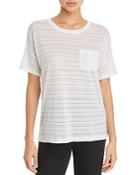 Beyond Yoga Off Cuff Pocket Perforated Tee