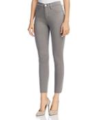 J Brand Alana Sateen Jeans In Zinc