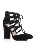 Vince Camuto Shavona Lace Up High Heel Pumps