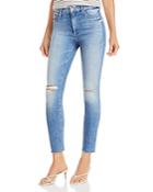 Mother High Waist Looker Skinny Ankle Jeans In Spice It Up