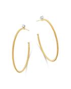 Marco Bicego 18k Yellow & White Gold Bi49 Diamond Hoop Earrings - 100% Exclusive