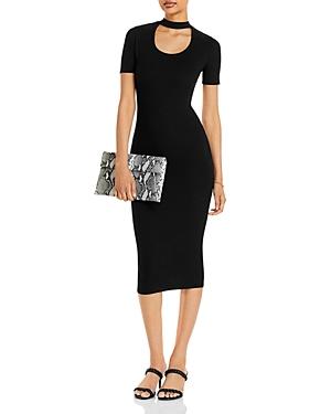 Aqua Neck Cutout Midi Dress - 100% Exclusive