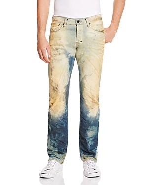 Prps Goods & Co. Demon Acid Wash Slim Fit Jeans In Indigo